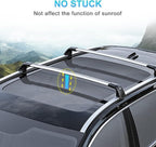 JDMON Roof Rack Cross Bars Compatible with Hyundai Tucson 2016 2017 2018 2019 2020 2021 with Side Rails Anti-Theft Locks Desigh, Aluminum Luggage Rack for Rooftop Cargo Bag Carrier Kayak Bike, Silver