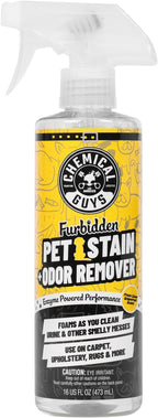 Chemical Guys Furbidden Pet Stain Remover for Car & Home, Carpet & Upholstery Cleaner, Eliminates Pet Odors & Stains from Uri