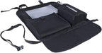 2 Pcs Large Size Car Backseat Organizer with 1 Pcs Trash Garbage Bag, Clear Screen Tablet Holder and 9 Storage Pockets,Foldable Seat Back Protectors for Toys Drinks Book ,Travel Accessories (Black)
