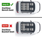LASFIT Floor Mats & Cargo Liner for Toyota Sienna 8 Seats 2021-2025 2026 All Weather TPE Custom Fit Floor Liner for Sienna LE/XLE Front and Rear Car Mat & Trunk Mat, Black