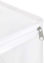 Amazon Basics Clear Zippered Storage Bags for Closet Organization, Stackable Clothing and Linen Storage Containers, 3-Pack