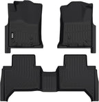VIWIK Car Floor Mats for Toyota Tacoma 2005-2015, Automotive All Weather Floor Liners for Toyota Tacoma, TPE Rubber Car Mats Front & Rear Non-Slip Odorless