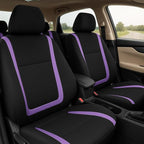 BELOMI Car Seat Covers Full Set, Breathable Premium Cloth Auto Seat Cover, Universal Front and Rear Seat Covers, Automotive I
