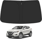 Windshield Sun Shade for Rogue 3rd Gen 2021 2022 2023 2024 (Not for Rogue Sport), Foldable Window Sunshade Sun Visor Protector, Front Windshield Sunshade Sun Shield Blocks UV Rays Heat