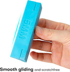 NEWISHTOOL Edge Trimming Guide Template for Accurate Cutting and Marking, Pack of 5, 1mm-5mm Gap Cutting Aids Tool for Car Vinyl Wrapping, Window Tinting,Sign Making, Wallpaper Edges Cut