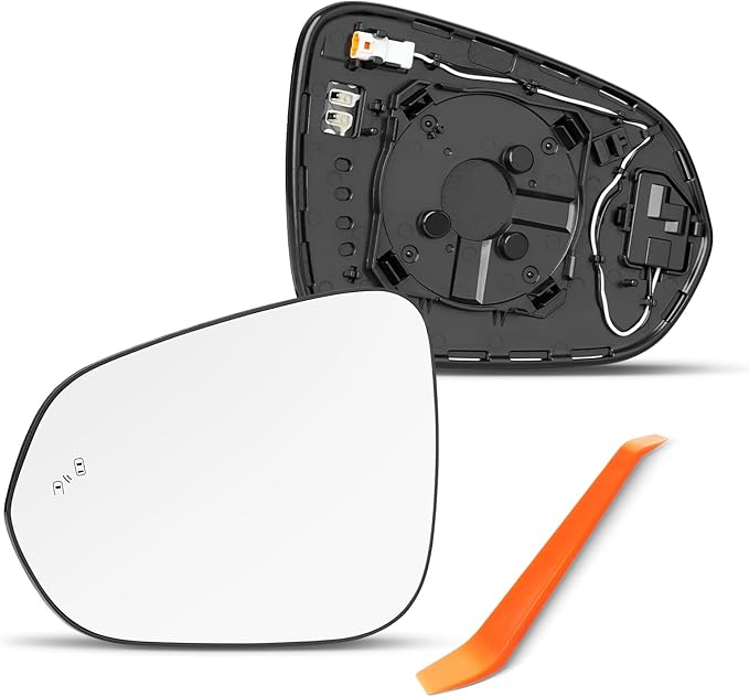 Driver Side BSD Mirror Compatible with Lexus RX350 2016 2017 2018 2019 2020, NX200t 2015-2017, NX300 2018-2020 - Heated, Left Side Mirrors Replacement for Lexus RX NX with Blind Spot Indicator