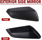Left Driver Side & Right Passenger Side Exterior Mirror Cap Cover Rearview Mirror Cover Trim Fit for 2018-2023 Chevrolet Equinox/GMC Terrain Replaces 23406417 23406416 (Textured Black)