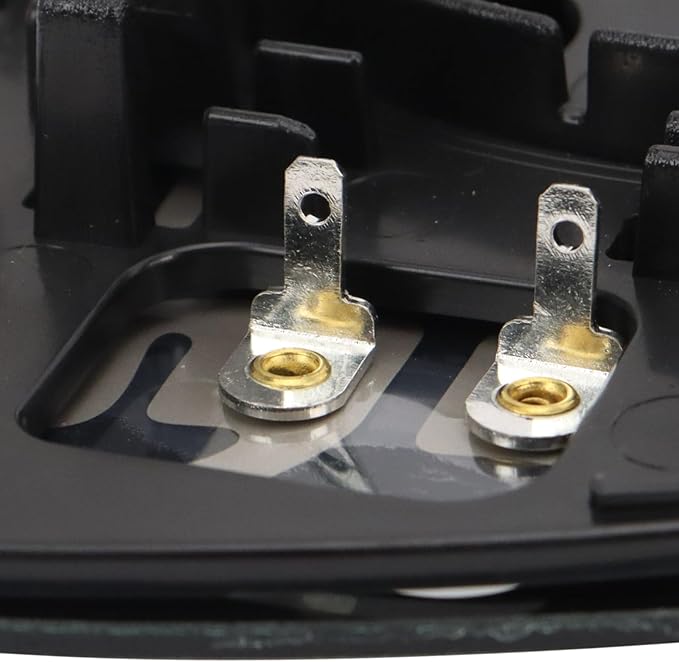 TRQ Driver Side Mirror Glass Aspherical Heated Clear Compatible with 2017-2023 Tesla Model 3 TA1324101