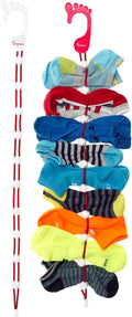 Sock Laundry Solution for Washing Drying & Storing Socks in Pairs, Clip & Hold Socks in Washer Dryer & Closet 2-Pack