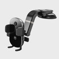 Grip Cradle Car Phone Mount – Universal Compatibility, 360° Rotation, 2 Mounting Options, Hands-Free Convenience for Phones - Multi-Angle Adjustable Suction Cup