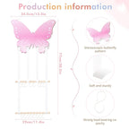 POVETIRE Headband Holder Bow Holder for Girls Hair Bows,Butterfly Hair Accessories Organizer Storage Wall Hanging Display for