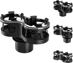 Kwak's Car Cup Holder Expander, 2 in 1 Extra Cup Holder Adapter Extender for Car with Expandable Insert, Fits Drink Cup,Tea Cup,Soda Can,Car Ashtray, etc