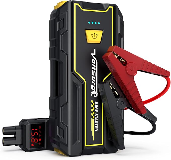 4000A Portable Jump Starter for Car, 12V Jump Box for Engine Max 7.0L Gas/5.5L Diese, Jumper Starter Battery Charger Pack