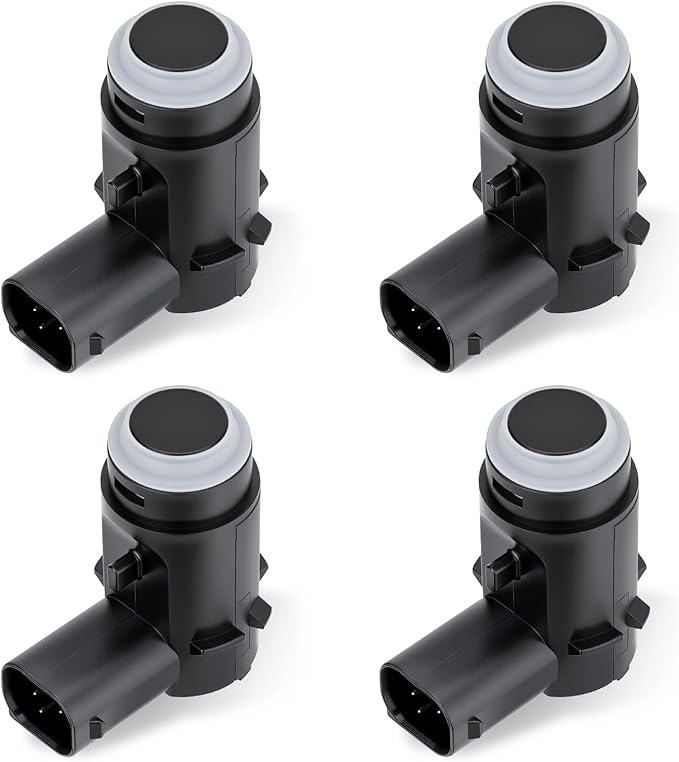 4PCS Parking Assist Sensor Compatible with 2009-2014 Ford F-150 & 2010-2014 Lincoln Mark LT, Replaces# 9L3Z-15K859-D, Rear PDC Reverse Backup Parking Aid Assist Sensor