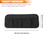 Car Trunk Organizer, Large Capacity Backseat Hanging Storage Bag with 4 Pockets, Waterproof Foldable Car Interior