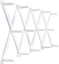 SKOLOO Hat Rack for Wall with 14 Hooks, Solid Wooden, Modern, Expandable Coat Rack Wall Mount for Coats, Hats, Bags, Baseball