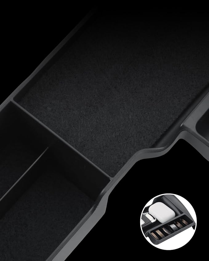 2026 Land Cruiser Center Console Organizer - For 2024-2026 Toyota Land Cruiser 250 Console Organizer Storage Box - Compatible with 2024-2026 Toyota Land Cruiser/Land Cruiser 1958 Accessories ABS