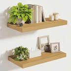 Vivelove 10" Deep Floating Shelves Over Toilet, 16" Wall Shelves for Bathroom Bedroom Kitchen Living Room Laundry Room, Moder