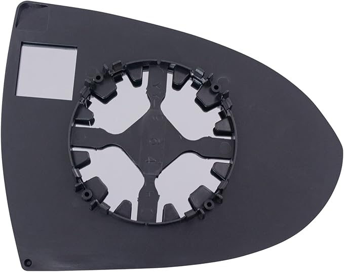 TRQ Driver Side Mirror Glass Non Heated with Backing Plate For Factory Equipped & Aftermarket Mirrors Compatible with 2011-20