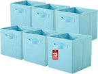 ShellKingdom Storage Bins, Foldable Fabric Storage Cubes And Cloth Storage Organizer Drawer For Closet And Toys Storage, 13 X