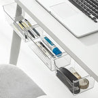 Medicine Cabinet Organizer Wall Mount,Small Pull-Out Organizer Box,Self-adhesive Under Medicine Cabinet Drawer Holder,Make Up