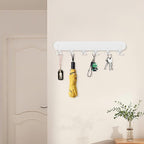 2 Pack Key Holder for Wall,Key Hooks,Key Holder Wall Mount Self Adhesive, Key Rack Wall Mount for Wall No Drill for Living Ro