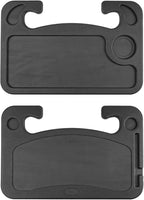KIGI 2 in 1 Car Steering Wheel Tray for Laptop with Pen Holder Food Table for Car Multipurpose Travel Car Accessories (Black)