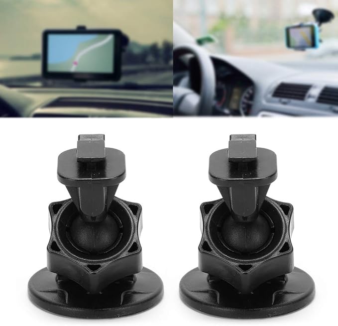 ASHATA Auto Recorder Stand Dash Camera Bracket, Dash Camera Sucker Car Recorder Holder Dashboard Suction Cup Dash Cam Mount, for Navigator Rearview Mirror (2pcs)