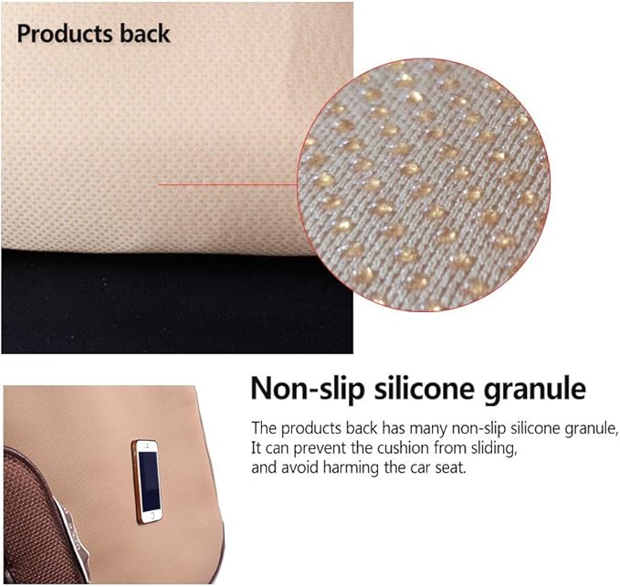 Suninbox Car Seat Cover,Linen Bottom Car Seat Covers,Universal Cloth Car Seat Cushion Cooling Breathable Ventilated Front Sea