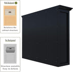 OSCHF Cube Storage Bookcase with Base - Wooden 3 Tiers Floor Standing Open Shelf Cabinet for Home and Office, 12-Cube Lattice