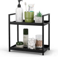 Anyoifax Bathroom Counter Organizer 2 Tier Vanity Storage Countertop Shelf Makeup Organizer Perfume Tray Skincare Holder for 