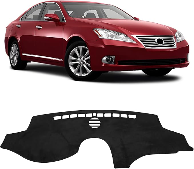 FIILINES Dash Cover for Lexus ES ES240 ES350 2007-2012, Dashboard Cover ES Accessories Suede Dash Cover Mat Sunshade Anti-Sli