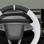 MEWANT Tesla Model 3 Highland/Model Y DIY Stitching Steering Wheel Cover Wrap for Tesla Model 3 Highland 2023-2025/Model Y 2025 Highland for Tesla Model 3/Model Y Accessories