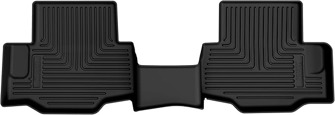 Husky Liners Weatherbeater Floor Mats | Fits 2024-2026 Mazda CX-90, 2025 Mazda CX-70 | 2nd Row, 1-pc Black - 14571