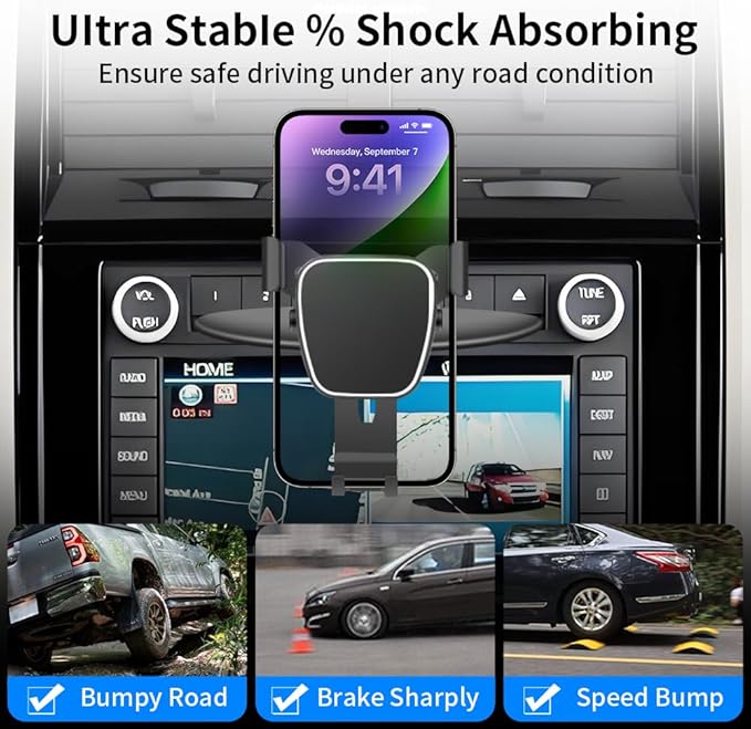 Car Phone Mount Holder For Ford Explorer 2002-2015， Focus 2000-2017，Taurus 2000-2019，Escape 2001-2012 Auto Accessories Navigation Bracket Interior CD Slot Mount Decoration dash board Mobile Cell case
