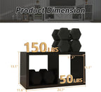 CTESNE【2026 Wooden Thick Frame 2 Cube Storage Organizer Shelf with Anti-Tipping Kits + Reversible Open Back Bookcase, Horizon