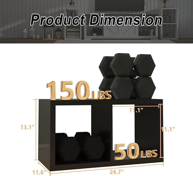 CTESNE【2026 Wooden Thick Frame 2 Cube Storage Organizer Shelf with Anti-Tipping Kits + Reversible Open Back Bookcase, Horizon