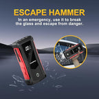 600A Jump Starter -12V Lithium Battery Booster Pack, Portable Jump Box, 12000mAh Power Bank & Jumper Cables - for 4.0L Gas and 2.0L Diesel Engines. Suitable for Car/SUV, Motorcycles, Trucks, Yacht