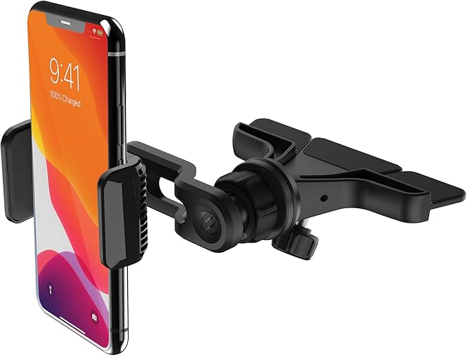Scosche UH4CDPDV-SP CarMount 3-in-1 Universal Phone CD/Dash/Vent Mount Kit for The Car , 360 Rotation