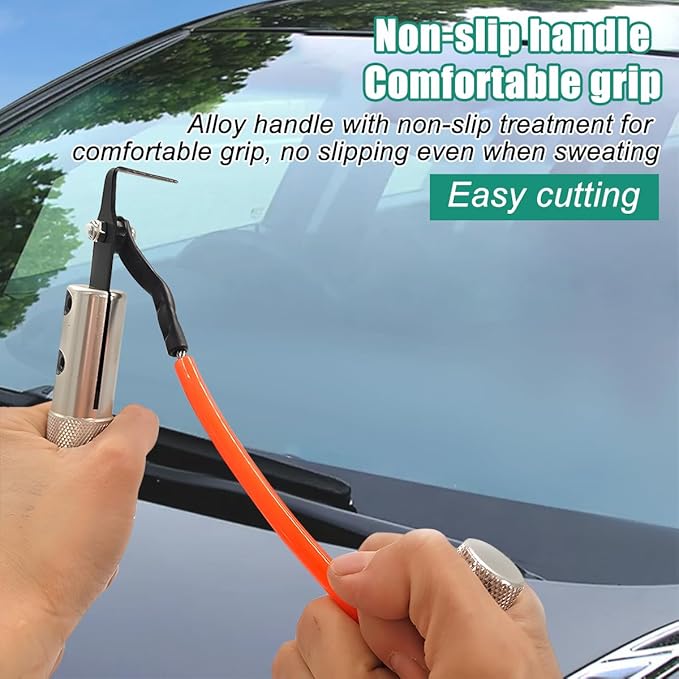 Car Windshield Removal Tool, Vehicle Windscreen Glass Scraper Knife, Automotive Window Repair Cutter Remover Blade Replacemen