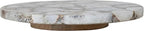 Creative Co-Op Round Agate Lazy Susan with Mango Wood Base, Natural