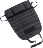Car Seat Back Organizer, Tactical Molle Nylon Vehicle Panel Universal Fit Car Backseat Cover Protector (Olny Black molle seat organizer)
