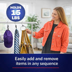 Rolly Hanger® Closet Space Saver – Premium Rotating Aluminum Organizer for Belts, Ties, Hats & Handbags – Heavy Duty 360° Swi