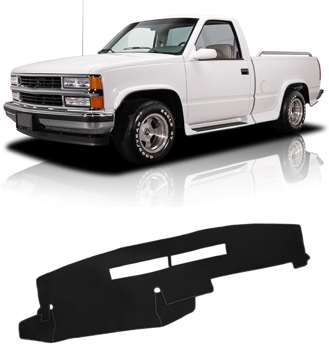 FIILINES Dash Cover Fit for Chevrolet Silverado/GMC Sierra C1500 C2500 C3500 K1500 K2500 K3500 1988-1994, 1992-94 GMC Yukon/C