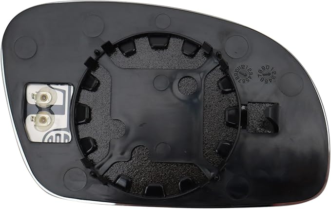 TRQ Driver Side Mirror Glass Heated Snap On Compatible with 2001-2010 Volkswagen Beetle VW1324110