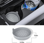 Car Steering Wheel Cover, 3 Piece Bright Carbon Fiber Steering Wheel Covers, Non-Slip Steering Wheel Cover Protector, Great Grip, Universal Car Accessories Decoration for 14.5-15 inch (Silver)
