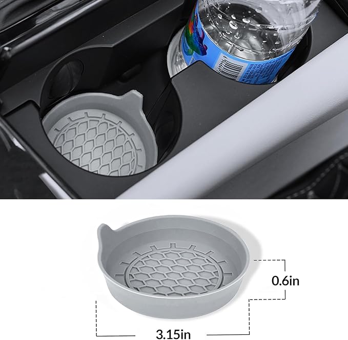 Car Steering Wheel Cover, 3 Piece Bright Carbon Fiber Steering Wheel Covers, Non-Slip Steering Wheel Cover Protector, Great Grip, Universal Car Accessories Decoration for 14.5-15 inch (Silver)