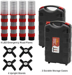 Twinkle Star Emergency Roadside Flares Kit LED Safety Strobe Road Warning Light Highway Beacon Alert Flare with Magnetic Base