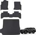 Auxko All Weather Floor Mats Cargo Mat Fit for 2025 2026 Toyota 4Runner 5-Seater Gasoline(Not Hybrid) TPE Liners Accessories Odorless Anti-Slip Floor Liners & Cargo Liners