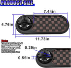 Multifunction Car Anti-Slip Mat, Rotatable Temporary Parking Number, Universal Auto Dashboard Organizer Pad Accessory for Pho